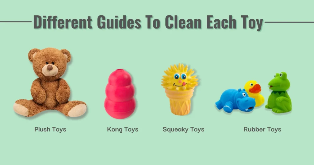 HOW TO WASH DIFFERENT TYPES OF DOG TOYS