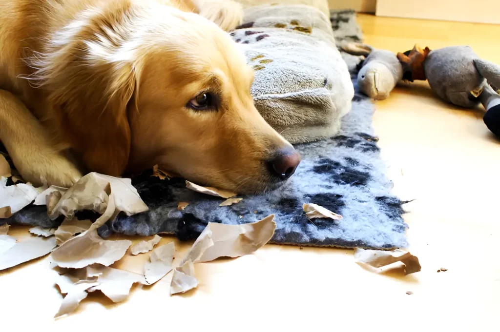 Tips to prevent a dog shredding his toys