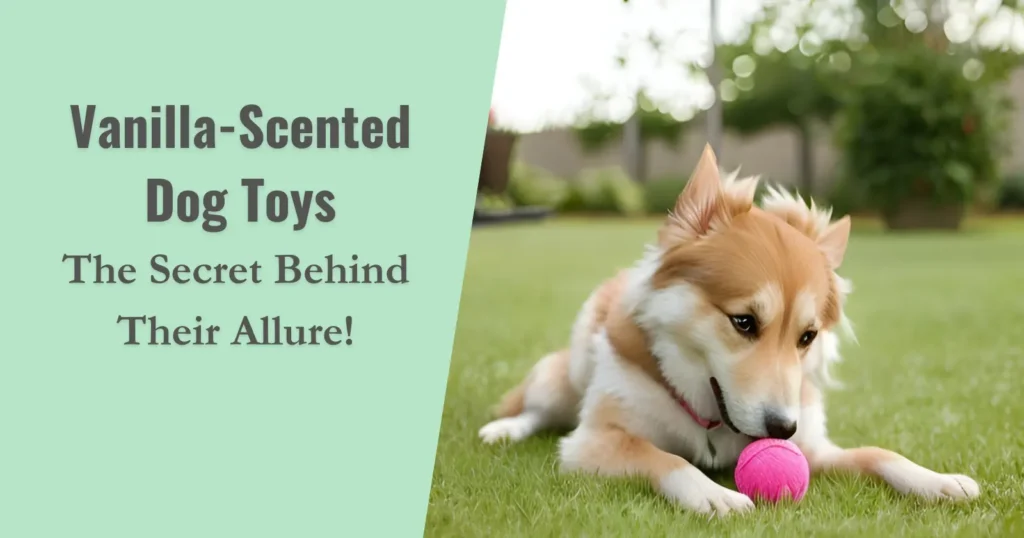 Dog Playing With His Vanilla-Scented Toy Ball